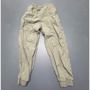 Wilo Jogger Pants Women's XS Olive Green Nylon Mesh Lined Elastic Ankle Outdoor